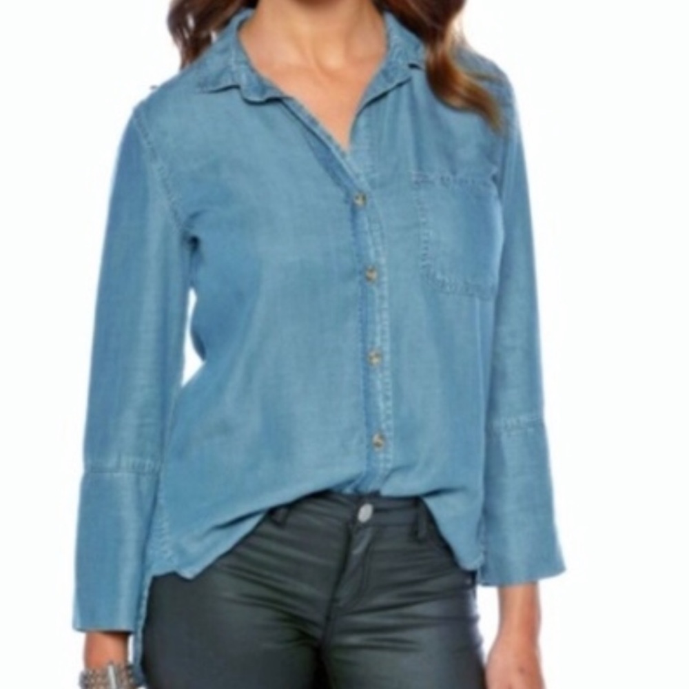 Cloth and stone chambray burton down